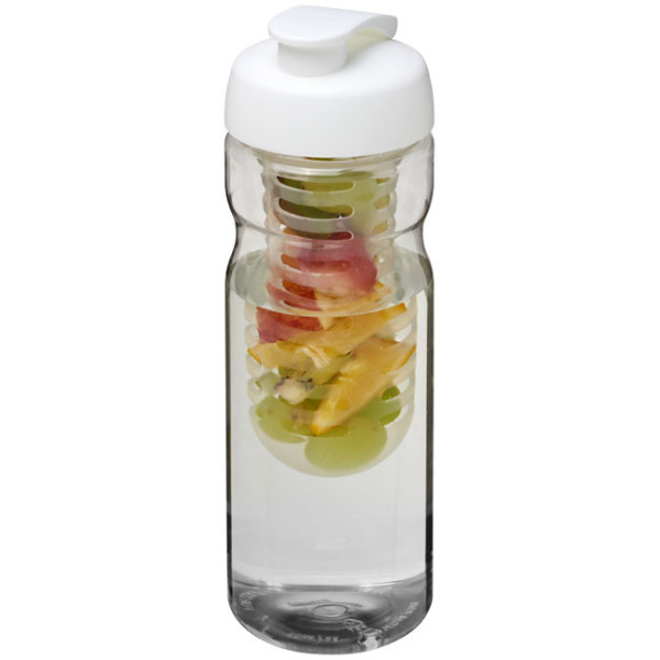H2O Active® Base 650 ml sportfles en infuser met flipcapdeksel