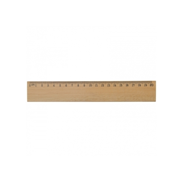 Houten liniaal 20cm